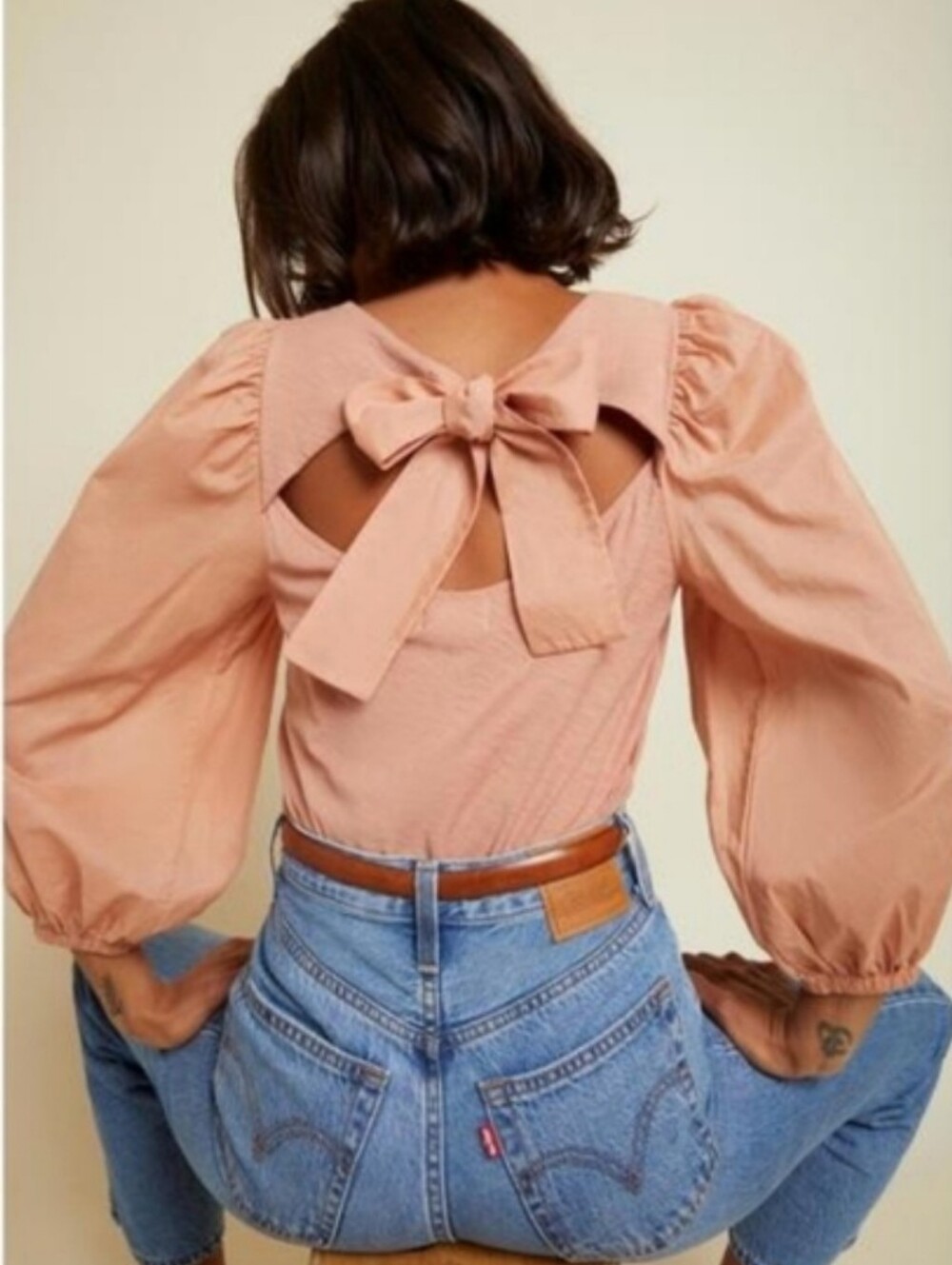 Nation LTD Shalom Tie Back Combo Tee